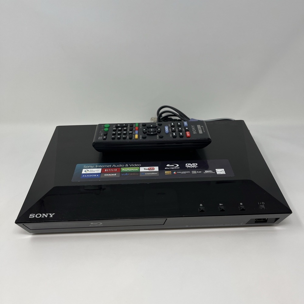 Sony BDP-S1100 1080p Blu-ray DVD Player w/ Remote Control Tested Works